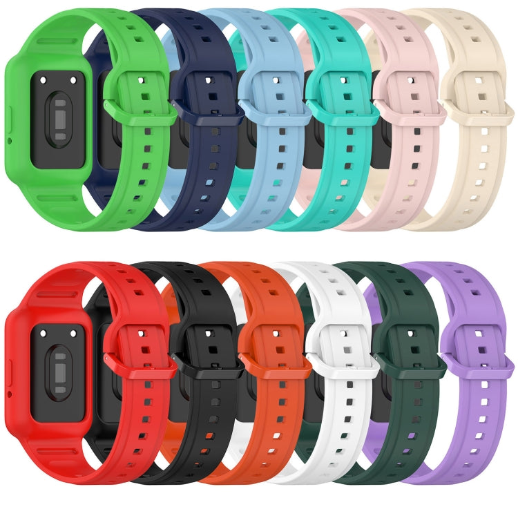 For  Huawei Band 8 Two Color Frame Integrated Silicone Watch Band(Midnight Blue) - free shipping - PMc TechLife - Order now!