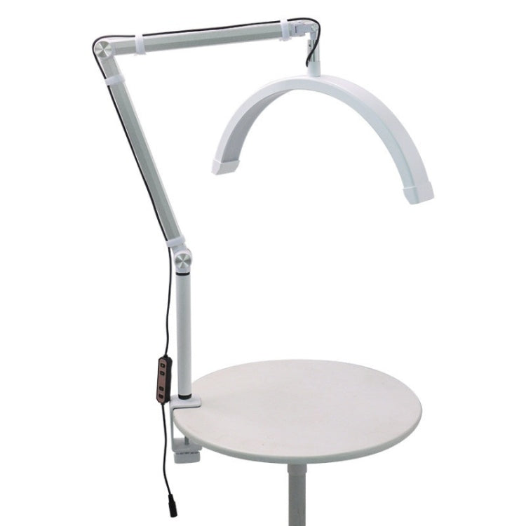 HD-M3X Pro 16 inch Adjustable Brightness Beauty Light Half Moon Light Eyelash Tech Lamp, Plug:EU Plug(White) - Selfie Light by PMC TechLife | Online Shopping South Africa | PMC TechLife | Buy Now Pay Later Mobicred