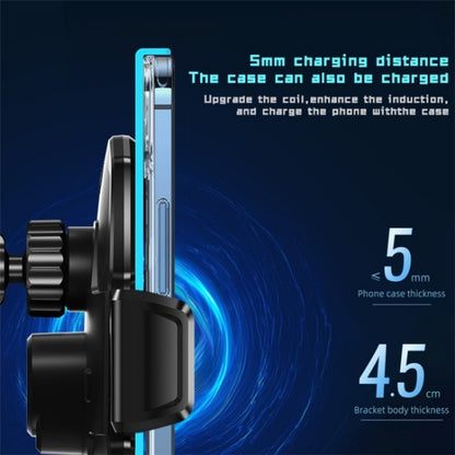 SD10 Wireless Charging Car Air Vent Car Mount Smart Sensor Phone Holder Charger - Car Charger by PMC Jewellery | Online Shopping South Africa | PMC Jewellery | Buy Now Pay Later Mobicred