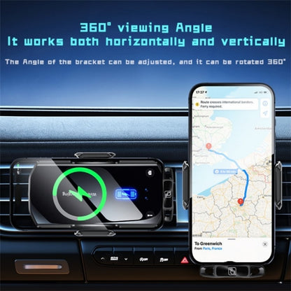 SD11 Car Mount Air Vent Phone Holder 15W Fast Charging Car Wireless Charger - Car Charger by PMC Jewellery | Online Shopping South Africa | PMC Jewellery | Buy Now Pay Later Mobicred