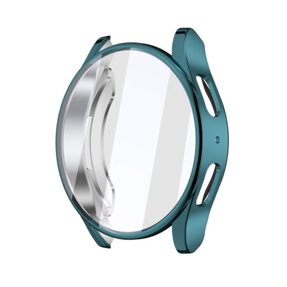 For Samsun Galaxy Watch 7 40mm Full Coverage TPU Electroplated Watch Protective Case(Cyan) - Watch Cases by PMC Jewellery | Online Shopping South Africa | PMC Jewellery | Buy Now Pay Later Mobicred