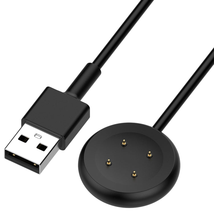 For Fitbit Ace LTE USB-A Interface Smart Watch Magnetic Charging Cable(Black) - Charger by PMC Jewellery | Online Shopping South Africa | PMC Jewellery | Buy Now Pay Later Mobicred