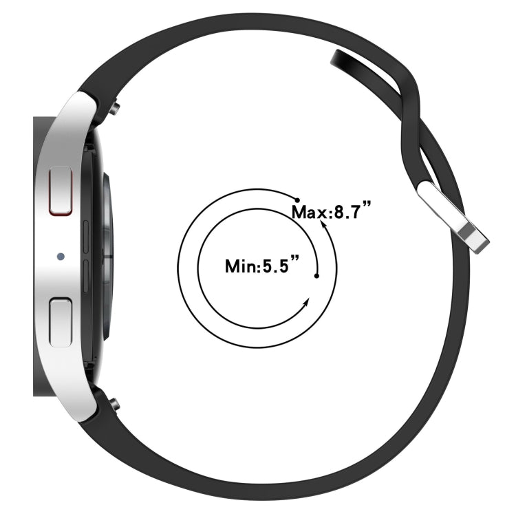 For Samsung Galaxy Watch 4 40mm Solid Color Silver Buckle Quick Release Silicone Watch Band(Green) - free shipping - PMC TechLife - Order now!