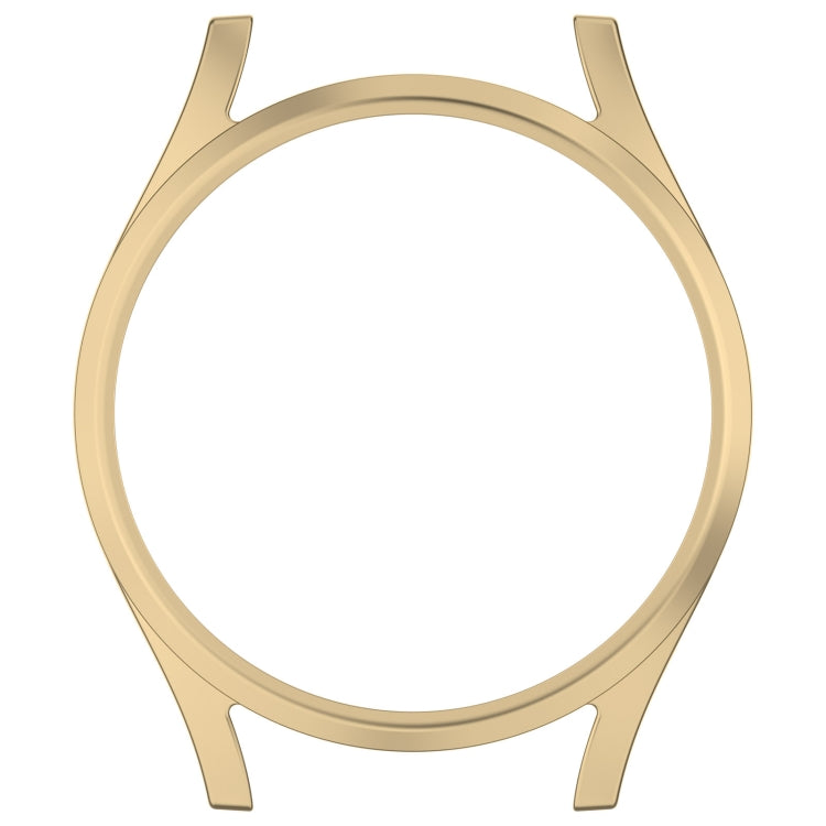 For Sansung Galaxy Watch 7 40mm Half Pack Hollow PC Watch Protective Case(Champaign Gold) - Watch Cases by PMC Jewellery | Online Shopping South Africa | PMC Jewellery | Buy Now Pay Later Mobicred