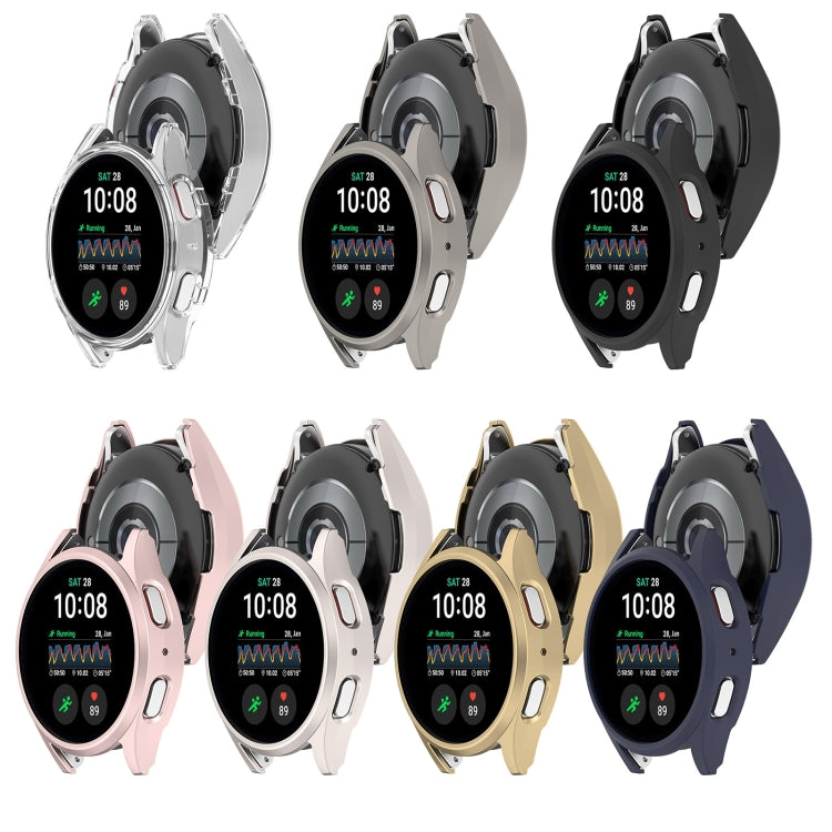 For Sansung Galaxy Watch 7 40mm Half Pack Hollow PC Watch Protective Case(Rose Pink) - Watch Cases by PMC TechLife | Online Shopping South Africa | PMC TechLife | Buy Now Pay Later Mobicred