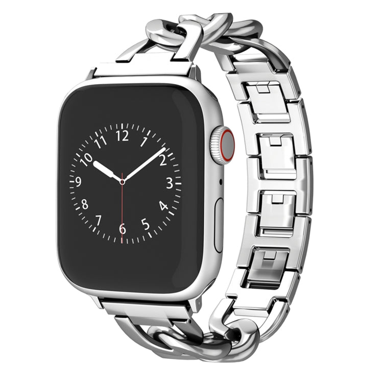 For Apple Watch Series 5 44mm Quick-Release Metal Chain Watch Band(Silver) - free shipping - PMC TechLife - Order now!