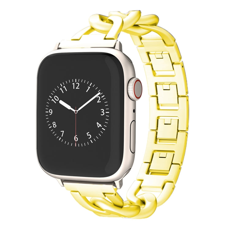 For Apple Watch Series 5 40mm Quick-Release Metal Chain Watch Band(Gold) - free shipping - PMC TechLife - Order now!