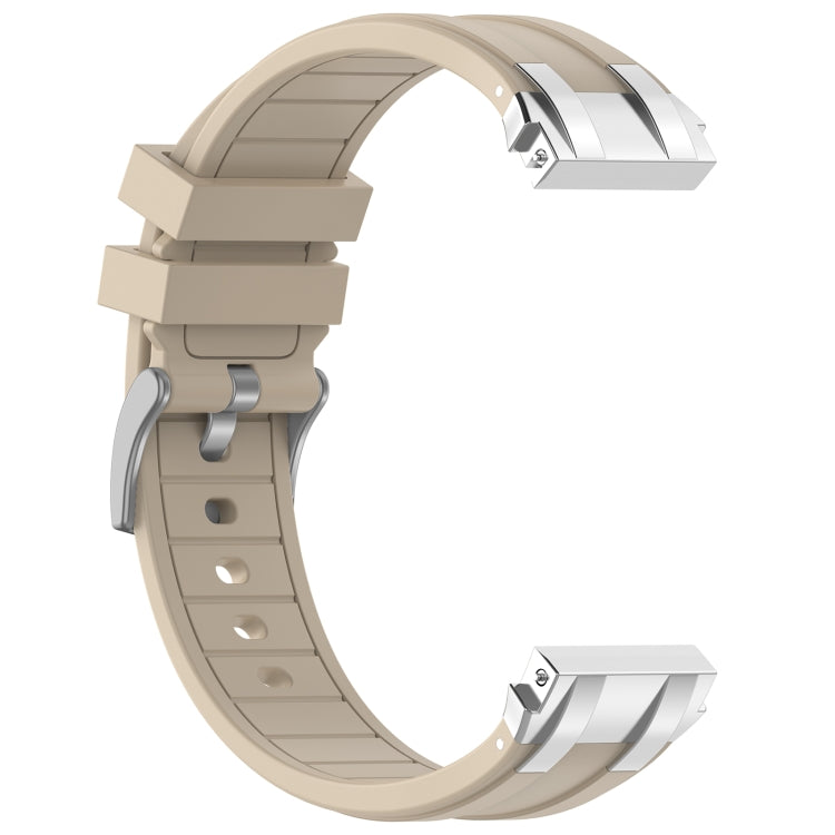 For Amazfit Bip3 Pro 20mm Quick Release Silver Buckle Royal Silicone Watch Band(Starlight) - free shipping - PMC TechLife - Order now!