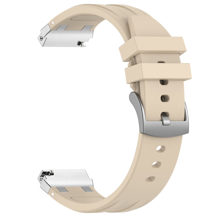 For Amazfit Pop 20mm Quick Release Silver Buckle Royal Silicone Watch Band(Starlight) - free shipping - PMC TechLife - Order now!