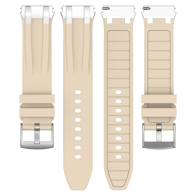 For Amazfit Pop 20mm Quick Release Silver Buckle Royal Silicone Watch Band(Starlight) - free shipping - PMC TechLife - Order now!