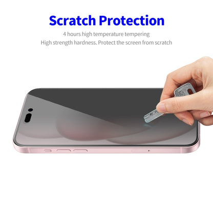 For iPhone 16 Plus 5pcs ENKAY Hat-Prince 28 Degree Anti-peeping Privacy Tempered Glass Film - iPhone 16 Plus Tempered Glass by ENKAY | Online Shopping South Africa | PMC Jewellery | Buy Now Pay Later Mobicred