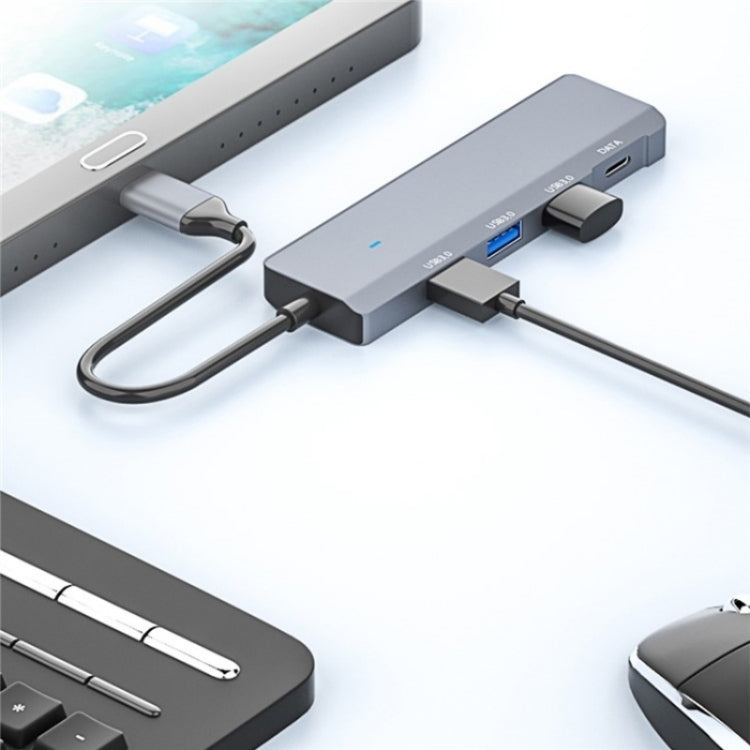 ADS-309C Type-C + 3 x USB 3.0  HUB Docking Station, Type-C Port - USB HUB by PMC Jewellery | Online Shopping South Africa | PMC Jewellery | Buy Now Pay Later Mobicred