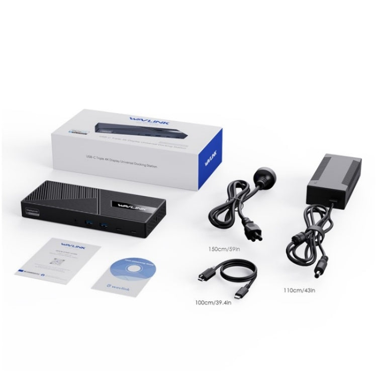 WAVLINK UG69PD25 Pro 100W PD Charging Triple 4K Display Laptop Docking Station, Plug:UK Plug - free shipping - PMc TechLife - Order now!