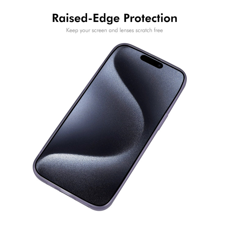 For iPhone 16 Pro Max ENKAY Hat-Prince Translucent Matte TPU Phone Case with Lens Film(Blue) - free shipping - PMC Jewellery - Order now!