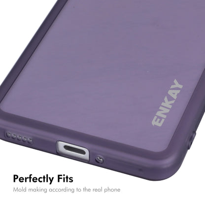 For Redmi K70 Ultra ENKAY Hat-Prince Translucent Matte TPU Phone Case with Lens Film(Blue) - Xiaomi Cases by ENKAY | Online Shopping South Africa | PMC Jewellery | Buy Now Pay Later Mobicred