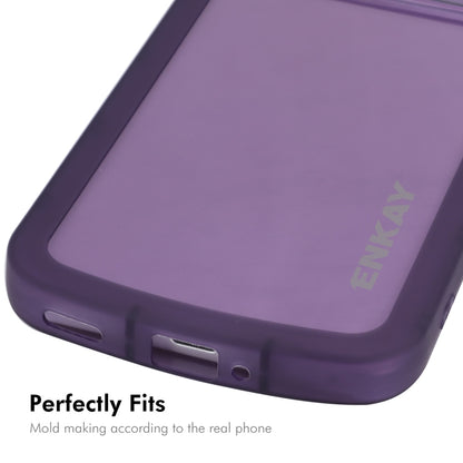 For Redmi K70 / K70 Pro ENKAY Hat-Prince Translucent Matte TPU Shockproof Phone Case(Black) - K70 Pro Cases by ENKAY | Online Shopping South Africa | PMC Jewellery | Buy Now Pay Later Mobicred