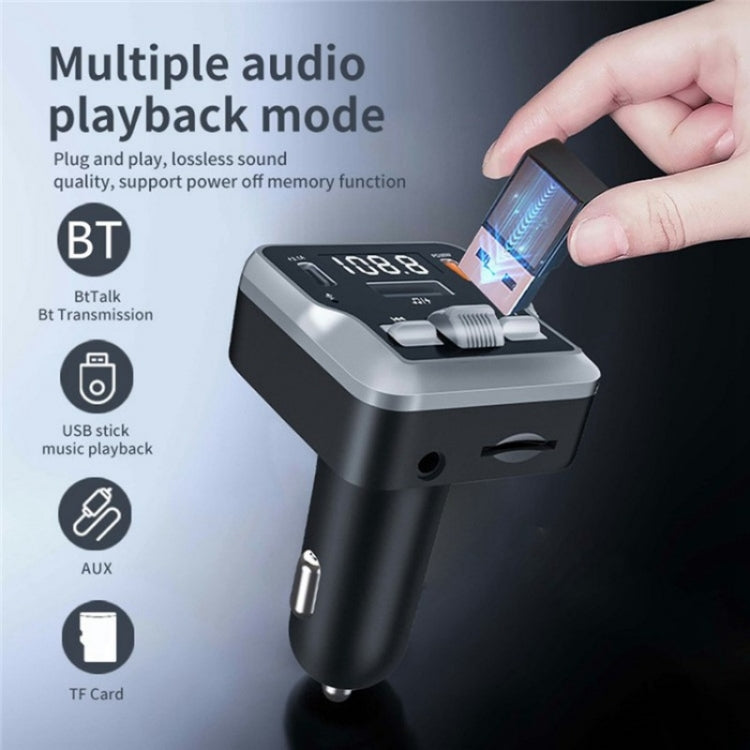 C64 MP3 Music Player Bluetooth 5.3 PD 30W Car Charger Handsfree Calling Audio Receiver - Car Charger by PMC Jewellery | Online Shopping South Africa | PMC Jewellery | Buy Now Pay Later Mobicred