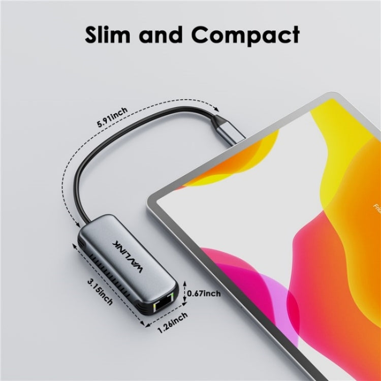 WAVLINK NWU340G 5Gbps Wired Network Converter USB-C to RJ45 Gigabit Ethernet Adapter - free shipping - PMC TechLife - Order now!