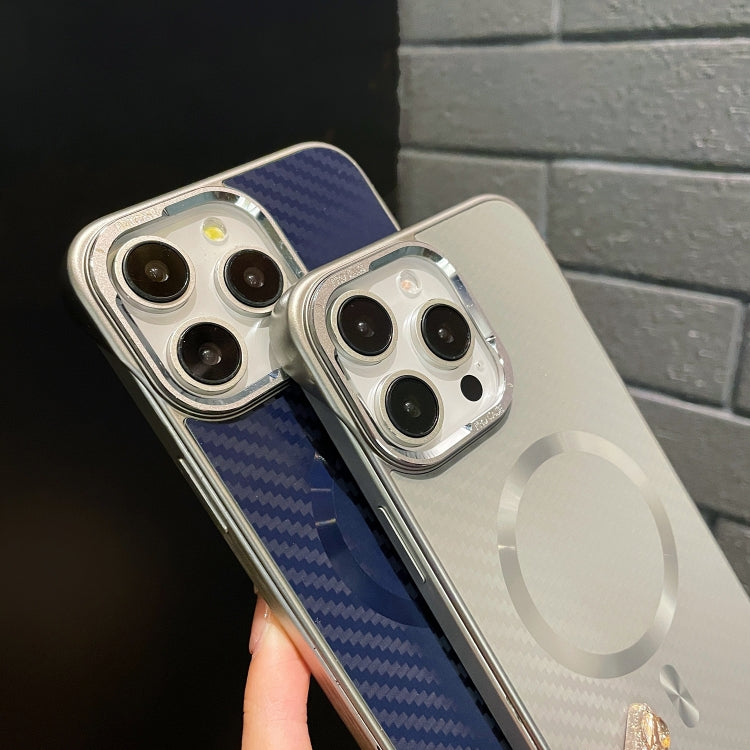 For iPhone 13 AG Carbon Fiber Frameless MagSafe Phone Case(Grey) - free shipping - PMc TechLife - Order now!