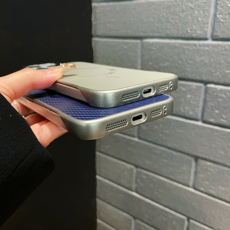 For iPhone 16 Pro Max AG Carbon Fiber Frameless MagSafe Phone Case(Grey) - iPhone 16 Pro Max Cases by PMc TechLife | Online Shopping South Africa | PMc TechLife | Buy Now Pay Later Mobicred