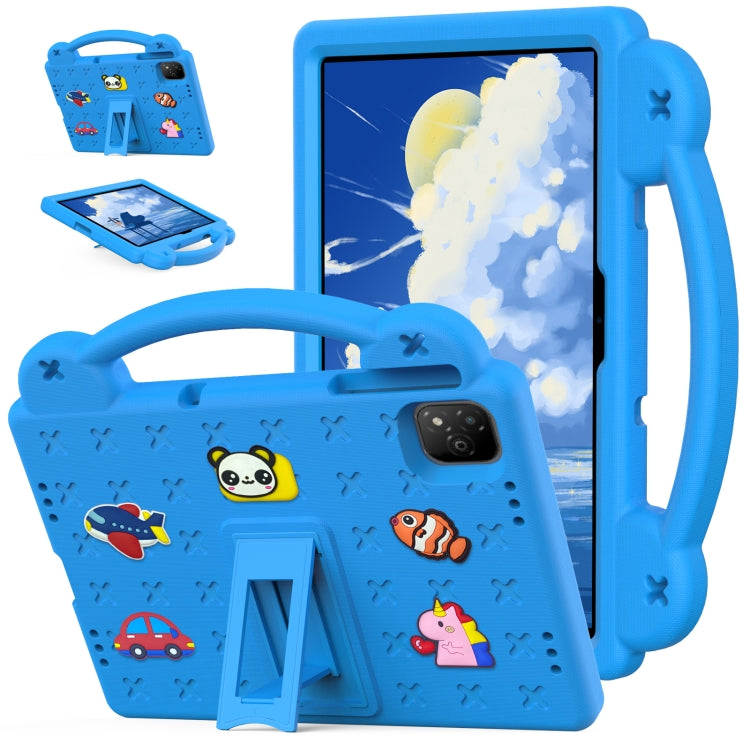 For Infinix Xpad 11 X1101 2024 Handle Kickstand Children EVA Shockproof Tablet Case(Sky Blue) - free shipping - PMC Jewellery - Order now!
