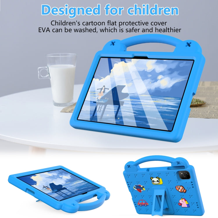 For Infinix Xpad 11 X1101 2024 Handle Kickstand Children EVA Shockproof Tablet Case(Sky Blue) - free shipping - PMC Jewellery - Order now!