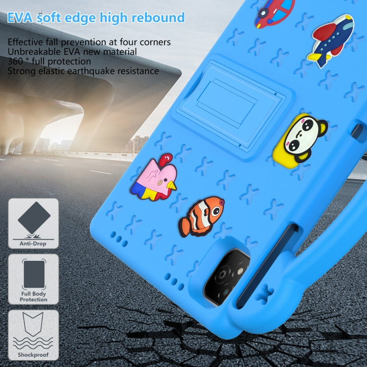 For Infinix Xpad 11 X1101 2024 Handle Kickstand Children EVA Shockproof Tablet Case(Sky Blue) - free shipping - PMC Jewellery - Order now!