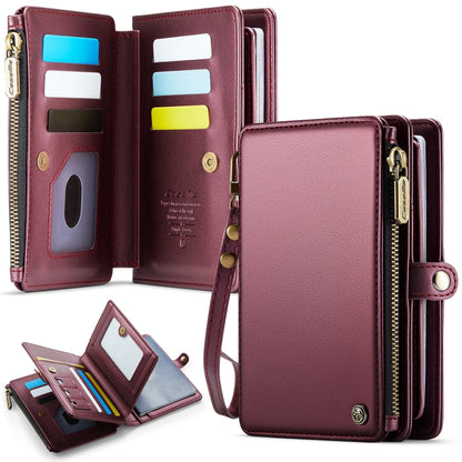 CaseMe-Me60 Multi-functional Anti-theft Swipe Passport Wallet(Red) -  by CaseMe | Online Shopping South Africa | PMC Jewellery | Buy Now Pay Later Mobicred