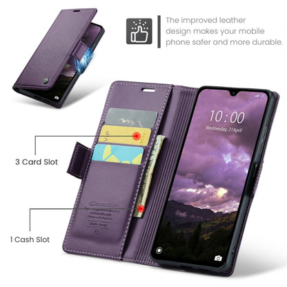 For Redmi 14C CaseMe 023 Butterfly Buckle Litchi Texture RFID Anti-theft Leather Phone Case(Purple) - 14C Cases by CaseMe | Online Shopping South Africa | PMC Jewellery | Buy Now Pay Later Mobicred