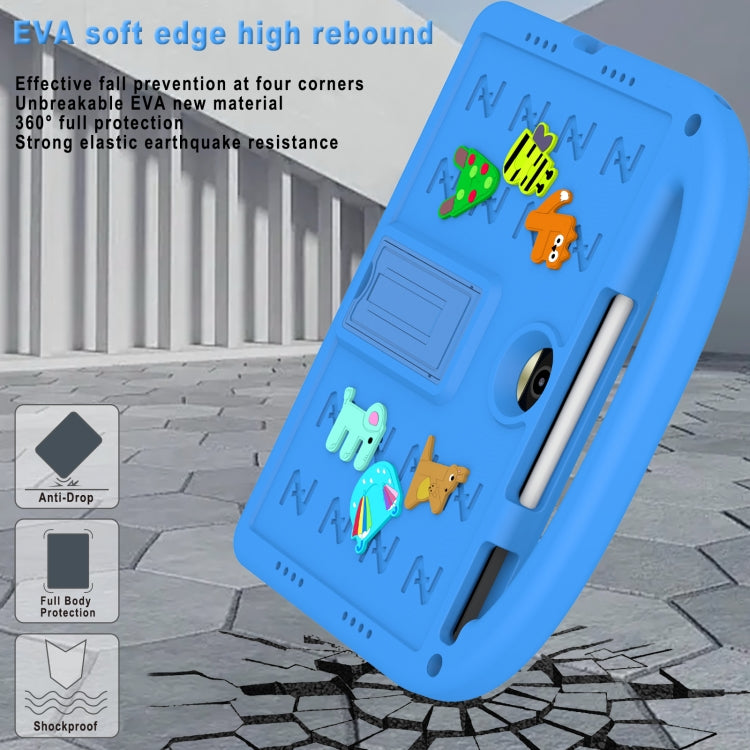 For Honor Pad 9 12.1 Cartoon Sparrow EVA Shockproof Tablet Case(Blue) - Honor by PMC TechLife | Online Shopping South Africa | PMC TechLife | Buy Now Pay Later Mobicred