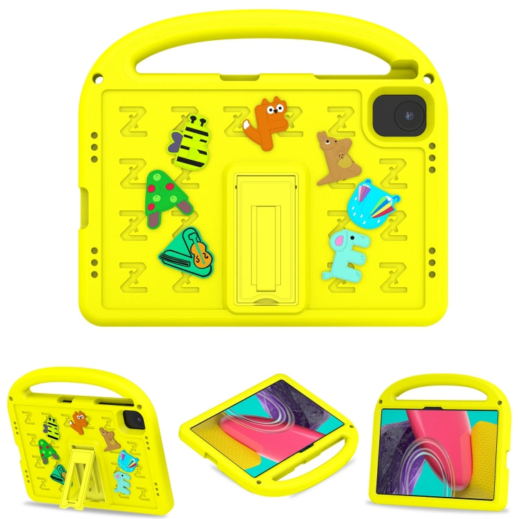For Honor Pad X8a / X9 2024 Cartoon Sparrow EVA Shockproof Tablet Case(Yellow) - Honor by PMC TechLife | Online Shopping South Africa | PMC TechLife | Buy Now Pay Later Mobicred