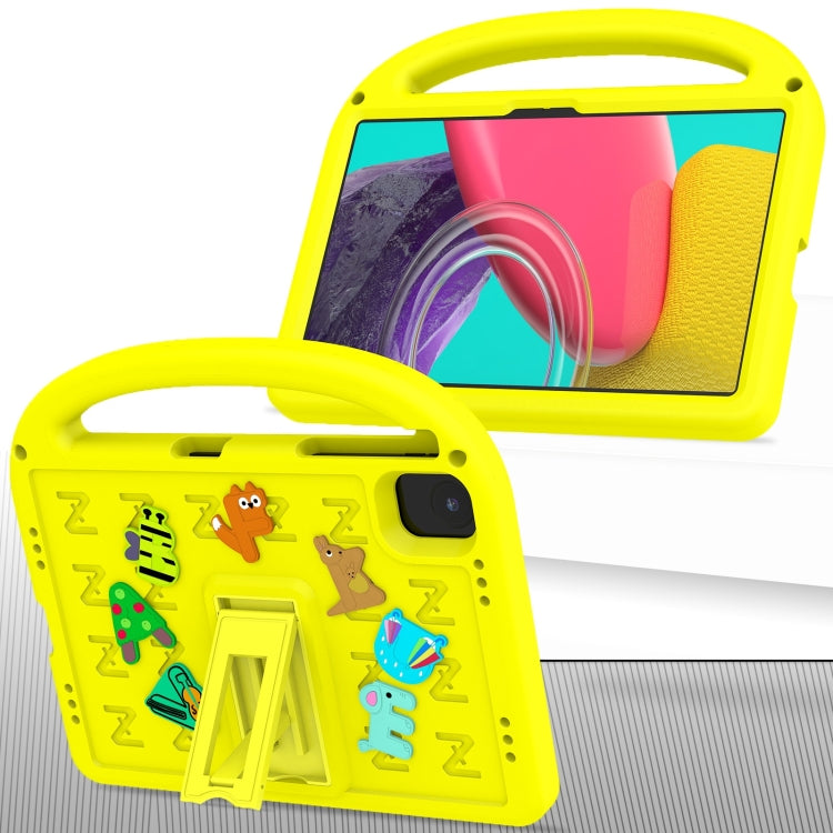 For Honor Pad X8a / X9 2024 Cartoon Sparrow EVA Shockproof Tablet Case(Yellow) - Honor by PMC TechLife | Online Shopping South Africa | PMC TechLife | Buy Now Pay Later Mobicred