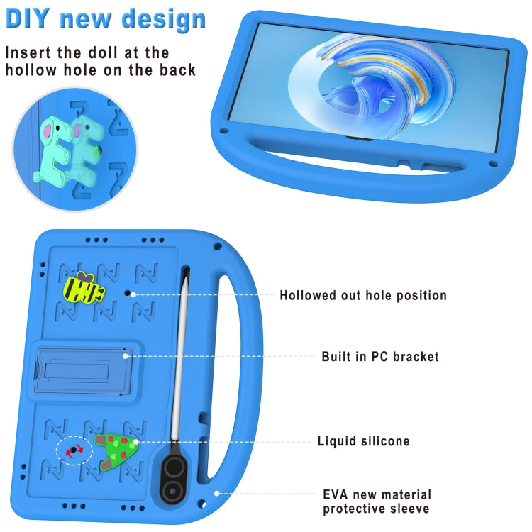 For Honor Pad X9 11.5  Cartoon Sparrow EVA Shockproof Tablet Case(Blue) - Honor by PMC TechLife | Online Shopping South Africa | PMC TechLife | Buy Now Pay Later Mobicred