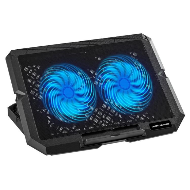 X3 Dual 14cm Fans 7-speed USB Powered Height Adjustable Laptop Cooling Pad - free shipping - PMC TechLife - Order now!
