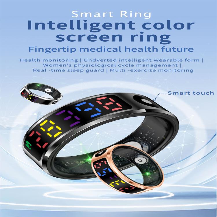 R12 SIZE 11 Smart Ring, Support Heart Rate / Blood Oxygen / Sleep / Multiple Sports Modes(Silver) - free shipping - PMC TechLife - Order now!