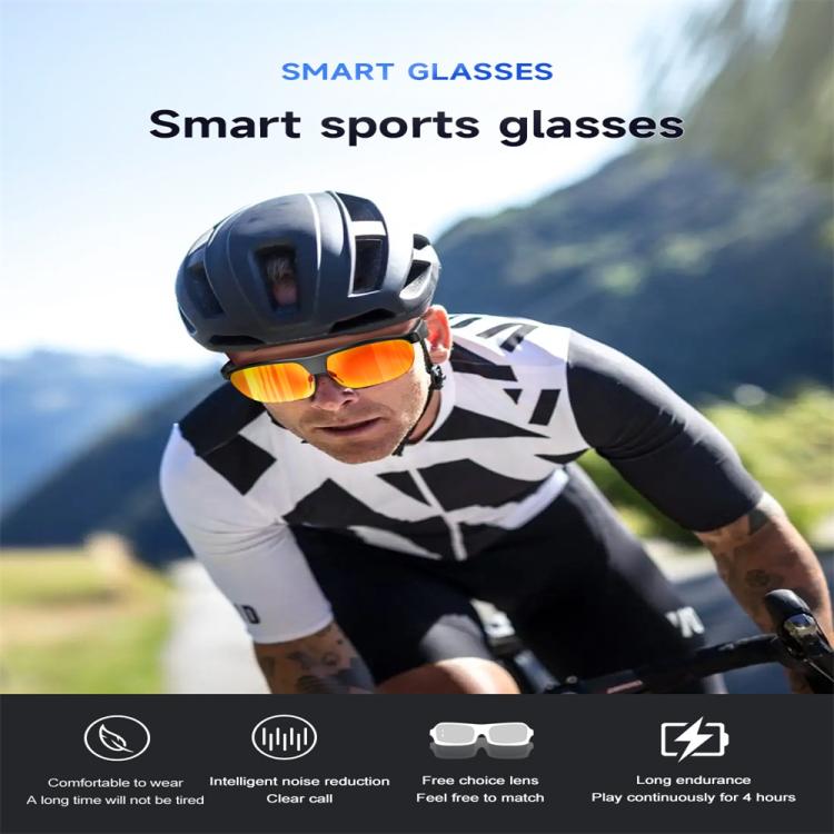 L01 Smart Glasses, Support AI Intelligent Translation / Bluetooth Call / Intelligent Noise Reduction(Orange) - free shipping - PMC TechLife - Order now!
