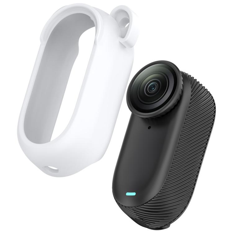 For Insta 360 Go 3S / Go 3  Solid Color Silicone Protective Case(White) - free shipping - PMC TechLife - Order now!
