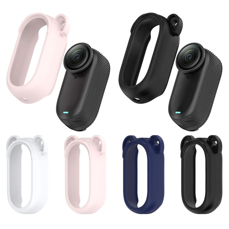 For Insta 360 Go 3S / Go 3  Solid Color Silicone Protective Case(Light Pink) - free shipping - PMC TechLife - Order now!