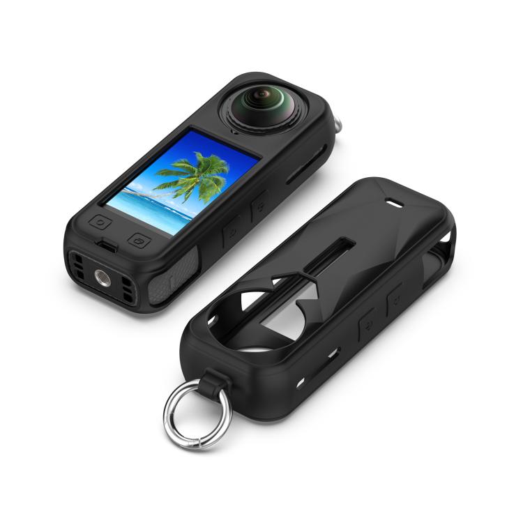 For Insta360 X5 Silicone Protective Case(Black) - free shipping - PMC TechLife - Order now!
