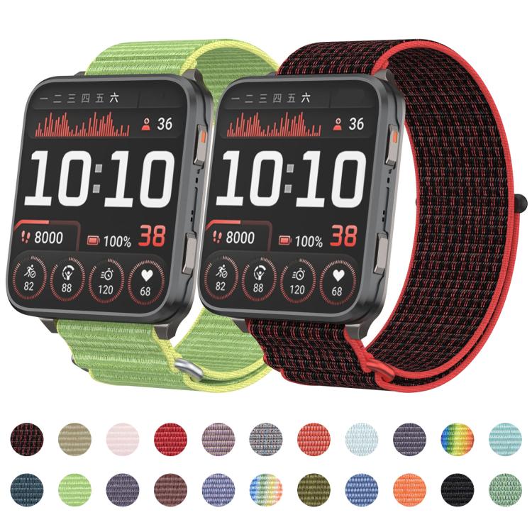 For Garmin Venu X1 Two Section Metal Ring Nylon Hook and Loop Fastener Watch Band(Bright Orange) - free shipping - PMC TechLife - Order now!