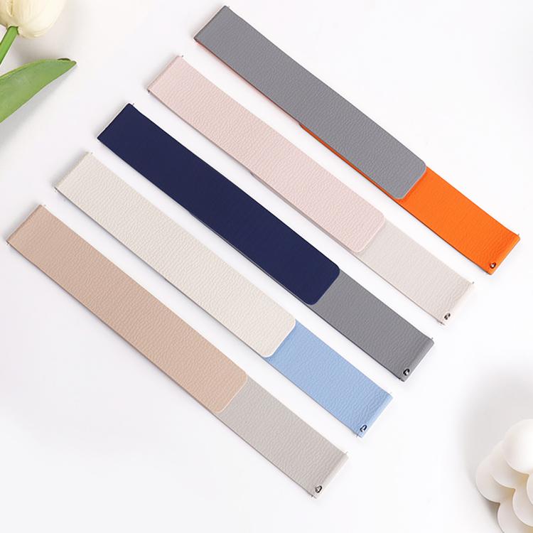18mm Lychee Texture Soft Magnetic Silicone Watch Band(Dark Blue) - free shipping - PMC TechLife - Order now!