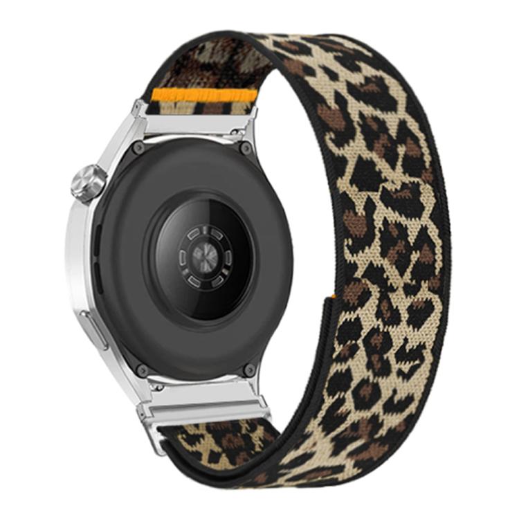 20mm Adjustable Single Loop Elastic Nylon Watch Band(Leopard Print) - free shipping - PMC TechLife - Order now!