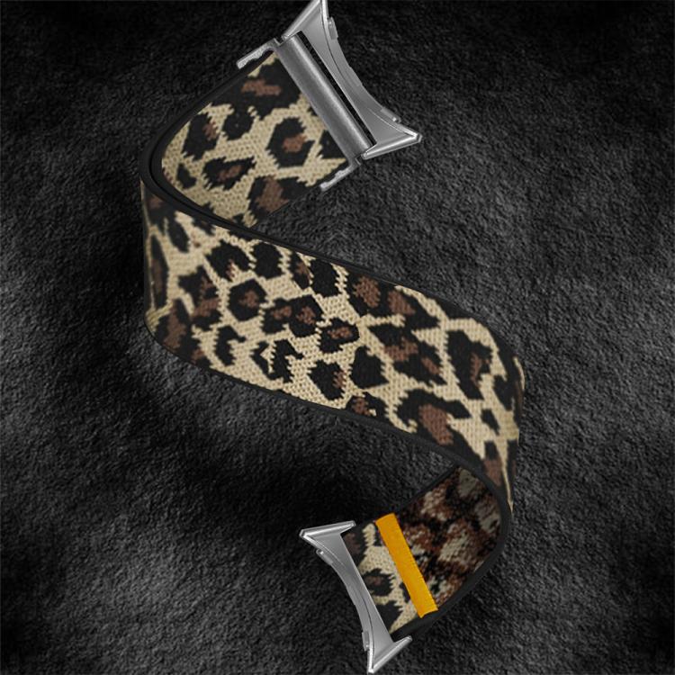For Google Pixel Watch 3 45mm Adjustable Single Loop Elastic Nylon Watch Band(Leopard Print) - free shipping - PMC TechLife - Order now!