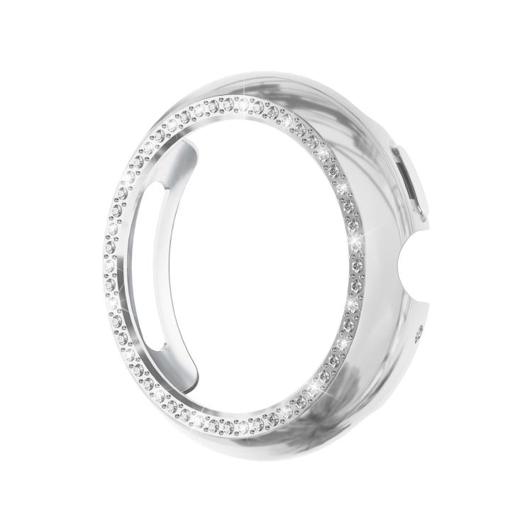For Google Pixel Watch4 41mm Single Row Diamond Hollow PC Watch Protective Cover(Silver) - free shipping - PMC TechLife - Order now!
