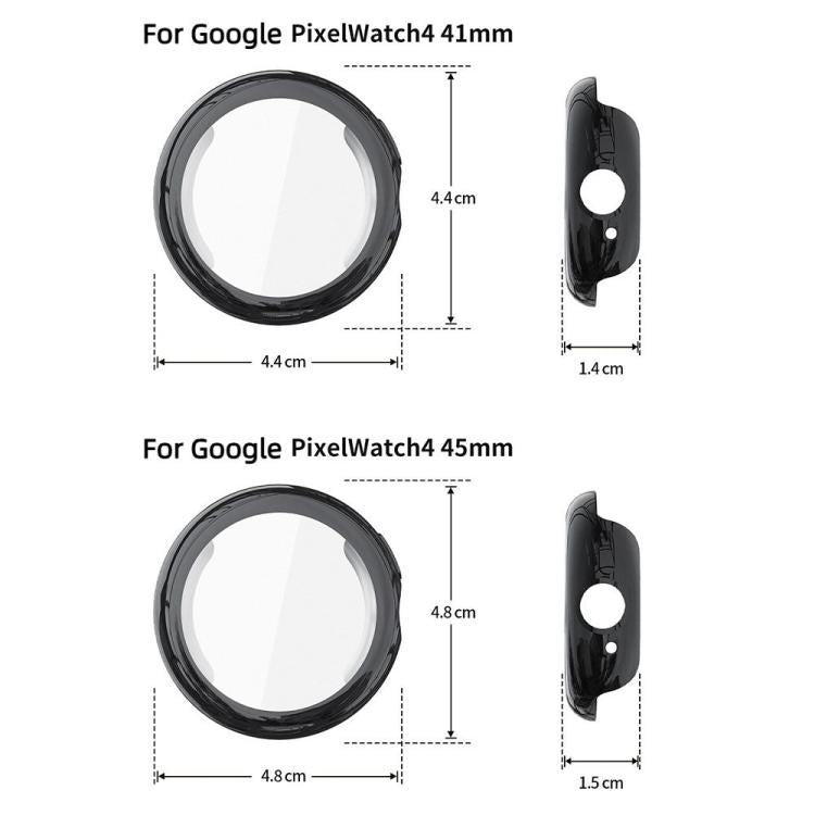 For Google Pixel Watch4 41mm Full Coverage Electroplated TPU Watch Protective Cover(Black) - free shipping - PMC TechLife - Order now!
