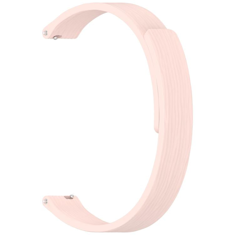 12mm Striped Soft Magnetic Silicone Watch Band(Pink) - free shipping - PMC TechLife - Order now!