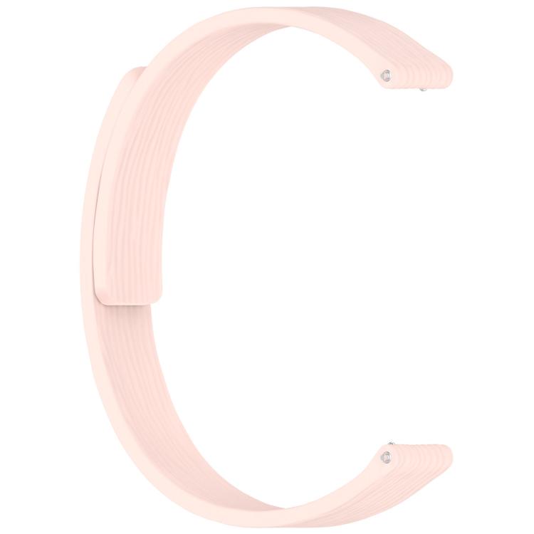 12mm Striped Soft Magnetic Silicone Watch Band(Pink) - free shipping - PMC TechLife - Order now!