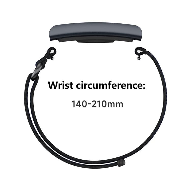 For Amazfit Helio Strap Metal Ring Two Sections Nylon Hook and Loop Fastener Watch Band(Indigo) - free shipping - PMC TechLife - Order now!
