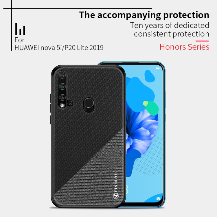 PINWUYO Honors Series Shockproof PC + TPU Protective Case for Huawei Nova 5i / P20 Lite 2019(Black) - More Brand by PINWUYO | Online Shopping South Africa | PMC Jewellery | Buy Now Pay Later Mobicred