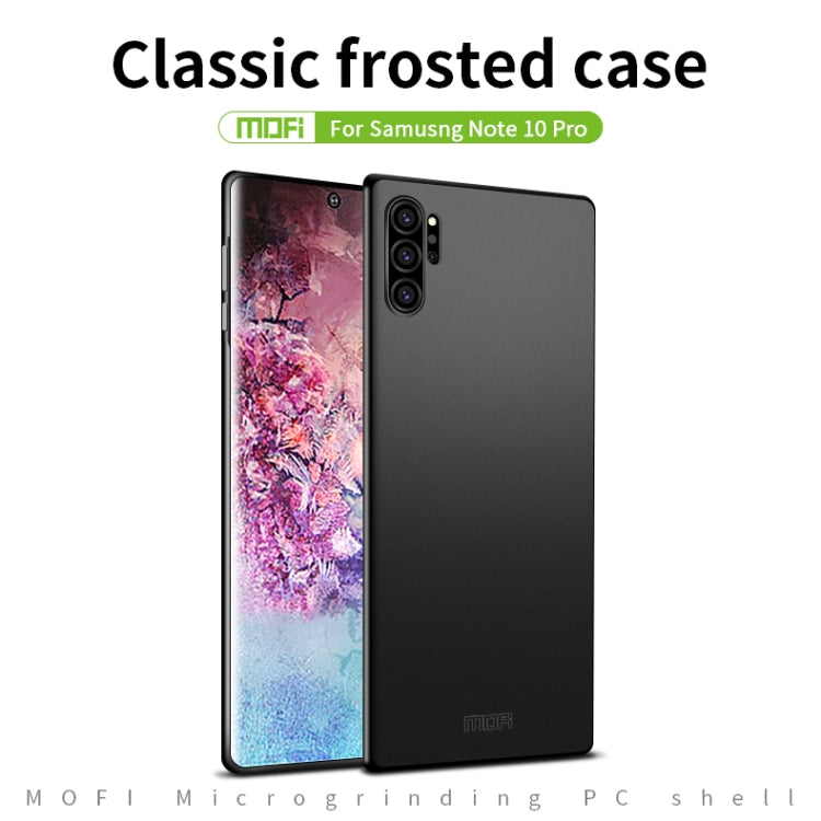 MOFI Frosted PC Ultra-thin Hard Case for Galaxy Note10 Pro(Black) - Galaxy Phone Cases by MOFI | Online Shopping South Africa | PMC TechLife